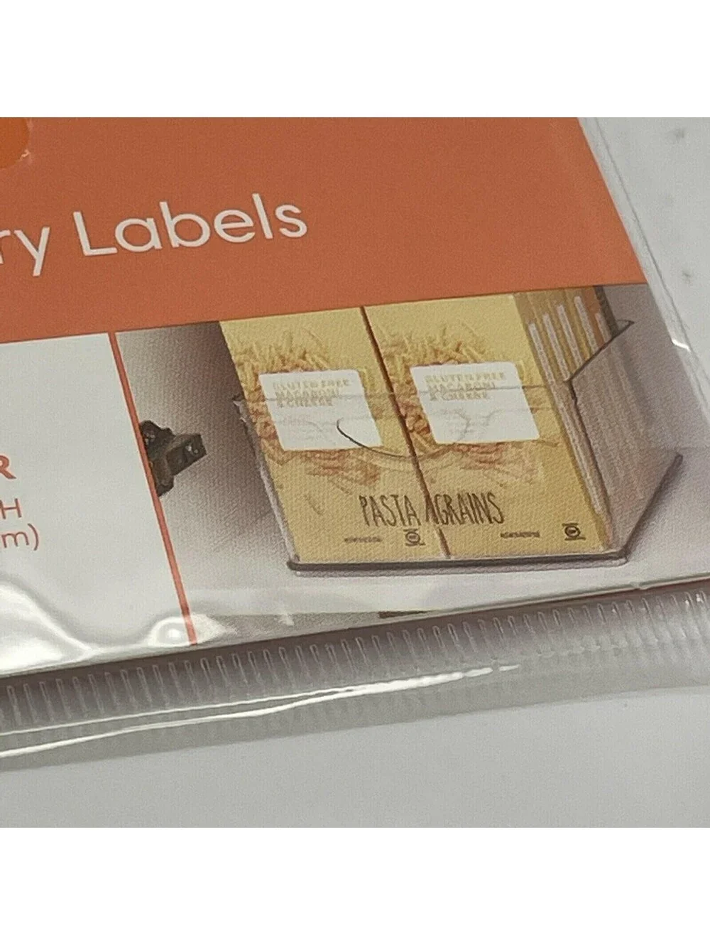 2 Squared Away Pantry Labels 36 Assorted Clear Labels For Food (36 X 2)